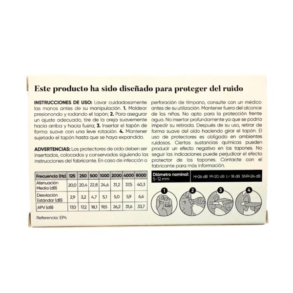 Tapones de espuma - comfort - Imagen 3